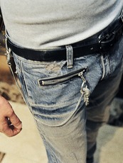 �׽�Ʈ���θ�zz - [Les Vieux] Chain Key Denim(ü����İ� ���۵������� �����̴� ��Ƽ���� ������ ��������)11